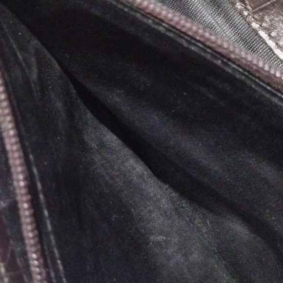 Brown Crocodile-Embossed Leather Long Wallet - Salvatore Ferragamo Womens Luxury - Picture 14 of 15